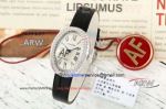 Replica AF-Cartier Baignoire Swiss Quartz Movement White Dial Diamond Bezel 